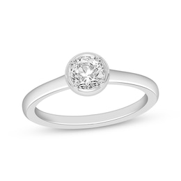 Now + Forever Round-Cut Diamond Solitaire Engagement Ring 3/4 ct tw 14K White Gold (I/I2)