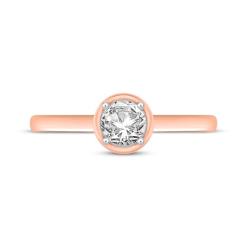 Main Image 3 of Now + Forever Round-Cut Diamond Solitaire Engagement Ring 3/4 ct tw 14K Rose Gold (I/I2)
