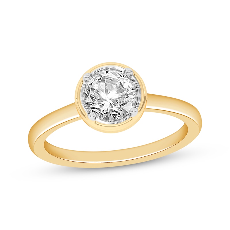 Main Image 1 of Now + Forever Round-Cut Diamond Solitaire Engagement Ring 1 ct tw 14K Yellow Gold (I/I2)