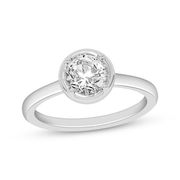 Now + Forever Round-Cut Diamond Solitaire Engagement Ring 1 ct tw 14K White Gold (I/I2)