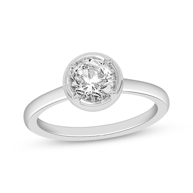 Main Image 1 of Now + Forever Round-Cut Diamond Solitaire Engagement Ring 1 ct tw 14K White Gold (I/I2)