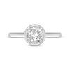 Thumbnail Image 2 of Round-Cut Diamond Solitaire Engagement Ring 1 ct tw 14K White Gold (I/I2)