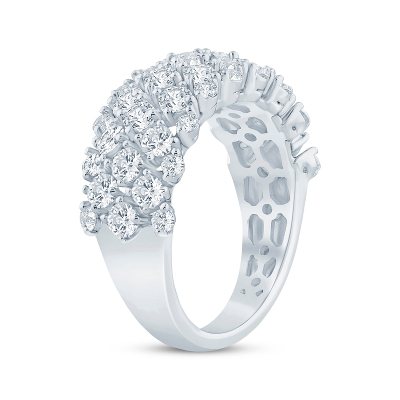 Main Image 2 of Now + Forever Lab-Grown Diamonds Multi-Row Ring 2 ct tw 14K White Gold