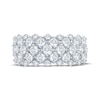 Thumbnail Image 3 of Now + Forever Lab-Grown Diamonds Multi-Row Ring 2 ct tw 14K White Gold