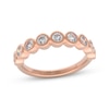 Thumbnail Image 1 of THE LEO First Light Diamond Bezel Anniversary Ring 3/4 ct tw 14K Rose Gold
