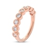 Thumbnail Image 2 of THE LEO First Light Diamond Bezel Anniversary Ring 3/4 ct tw 14K Rose Gold