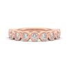 Thumbnail Image 3 of THE LEO First Light Diamond Bezel Anniversary Ring 3/4 ct tw 14K Rose Gold
