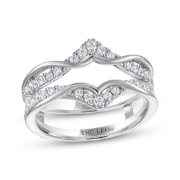 The LEO Diamond Enhancer Ring 1/2 ct tw 14K White Gold