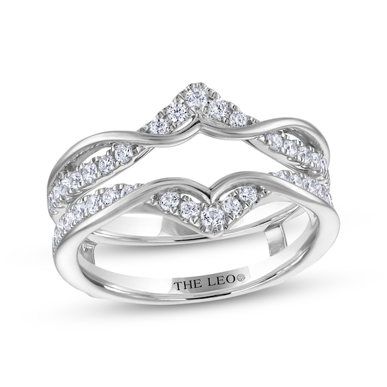 The LEO Diamond Enhancer Ring 1/2 ct tw 14K White Gold