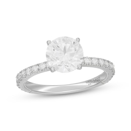 Neil Lane Artistry Round-Cut Lab-Grown Diamond Engagement Ring 2-1/2 ct tw 14K White Gold