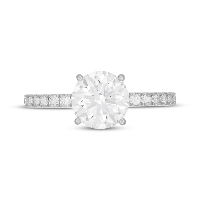 Main Image 3 of Neil Lane Artistry Round-Cut Lab-Grown Diamond Engagement Ring 2-1/2 ct tw 14K White Gold