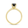Thumbnail Image 3 of Now + Forever Round-Cut Black Diamond Solitaire Ring 1 ct tw 14K Yellow Gold (I3)