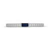 Thumbnail Image 3 of Neil Lane Baguette-Cut Natural Blue Sapphire & Diamond Anniversary Ring 1/4 ct tw 14K White Gold