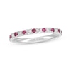 Thumbnail Image 1 of Neil Lane Ruby Anniversary Band 1/5 ct tw Round-cut Diamonds 14K White Gold