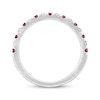 Thumbnail Image 3 of Neil Lane Ruby Anniversary Band 1/5 ct tw Round-cut Diamonds 14K White Gold
