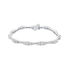 Thumbnail Image 1 of Memories Moments Magic Lab-Grown Diamond Bracelet 4 ct tw 14K White Gold 7"