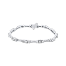 Memories Moments Magic Lab-Grown Diamond Bracelet 4 ct tw 14K White Gold 7"