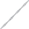 Thumbnail Image 2 of Memories Moments Magic Lab-Grown Diamond Bracelet 4 ct tw 14K White Gold 7"