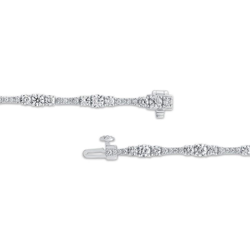 Main Image 3 of Memories Moments Magic Lab-Grown Diamond Bracelet 4 ct tw 14K White Gold 7"