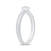 Thumbnail Image 2 of Now + Forever Round-Cut Diamond Solitaire Rope Shank Engagement Ring 1/4 ct tw 14K White Gold (I/I2)