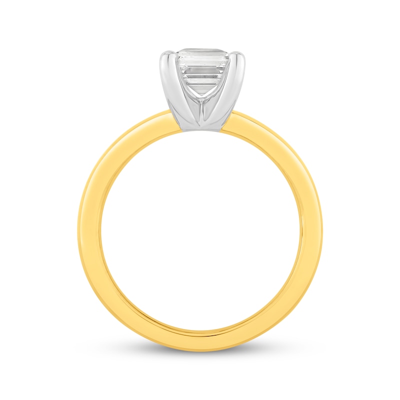 Main Image 2 of Now + Forever Lab-Grown Diamonds Radiant-Cut Solitaire Engagement Ring 2 ct tw 14K Yellow Gold (F/S12)