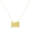 Thumbnail Image 1 of Hidden Message &quot;I Love You&quot; Envelope Necklace 10K Yellow Gold 18&quot;