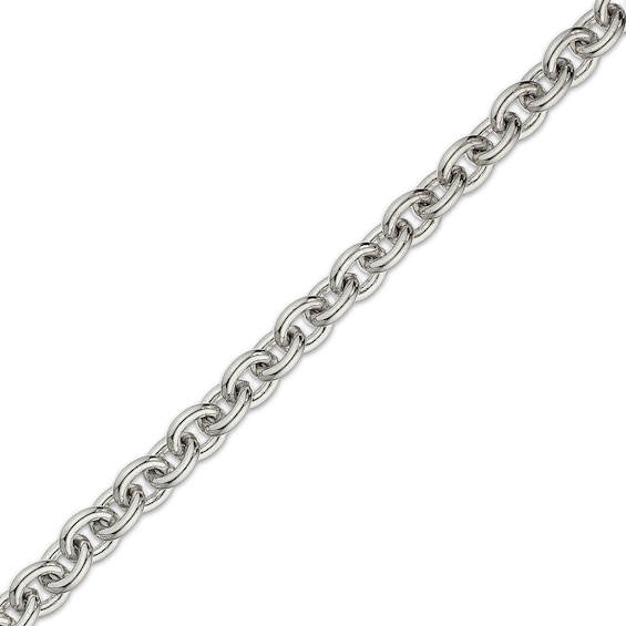 Forzatina Chain Bracelet 6.8mm Solid Sterling Silver 7.5"