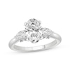 Thumbnail Image 1 of Memories Moments Magic Lab-Grown Diamonds Oval-Cut Engagement Ring 2 ct tw 14K White Gold