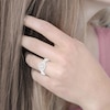 Thumbnail Image 2 of Unstoppable Love Diamond Halo Bypass Ring 1/4 ct tw 10K White Gold