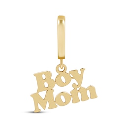 Charmed Memories "Boy Mom" Charm 10K Yellow Gold