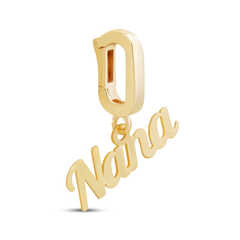 Main Image 2 of Charmed Memories &quot;Nana&quot; Charm 10K Yellow Gold