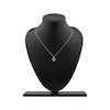 Thumbnail Image 5 of Diamond Double Open Teardrop Necklace 1/10 ct tw 10K Yellow Gold 18"