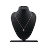 Thumbnail Image 6 of Diamond Double Open Teardrop Necklace 1/10 ct tw 10K Yellow Gold 18"