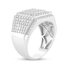 Thumbnail Image 2 of Men's Multi-Diamond Square Ring 1-7/8 ct tw 10K White Gold