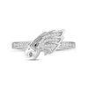 Thumbnail Image 2 of True Fans Philadelphia Eagles 1/15 ct tw Diamond Ring Sterling Silver