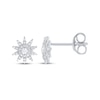 Thumbnail Image 3 of Diamond Sun Mini Stud Earrings 1/4 ct tw 10K White Gold