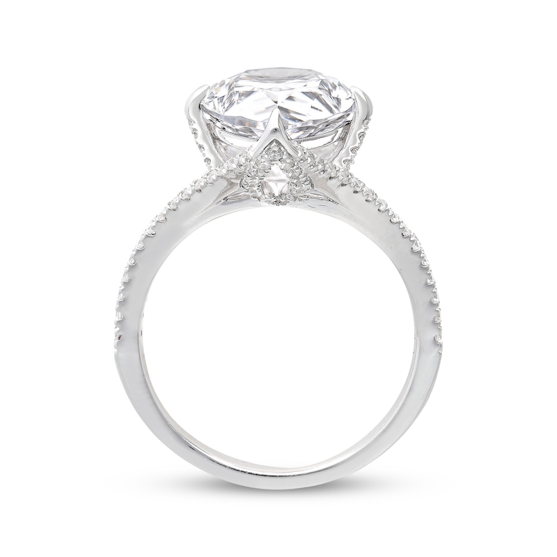 Main Image 2 of Now + Forever Lab-Grown Diamonds Pear-Shaped Engagement Ring 5-1/2 ct tw 14K White Gold