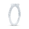 Thumbnail Image 2 of KAY Bow Collection Baguette & Round-Cut Lab-Grown Diamond Anniversary Ring 3/4 ct tw 14K White Gold