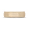 Thumbnail Image 3 of Neil Lane Men's Herringbone Wedding Band 14K Yellow Gold