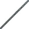 Thumbnail Image 2 of Men's Black Spinel Line Bracelet 5mm Black Ion-Plated Sterling Silver 8"