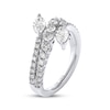 Thumbnail Image 2 of THE LEO Legacy Lab-Grown Diamond Marquise-Cut Bypass Fashion Ring 1-1/2 ct tw 14K White Gold
