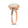 Thumbnail Image 2 of Le Vian Cushion-Cut Opal Ring 1/3 ct tw Diamonds 14K Strawberry Gold