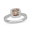 Thumbnail Image 1 of Neil Lane Desert Diamonds Cushion-Cut Halo Engagement Ring 1-3/8 ct tw 14K Two-Tone Gold