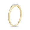 Thumbnail Image 2 of STUDIO BY KAY Lab-Grown Diamond Hexagon Ring 1/10 ct tw 24K Yellow Gold Vermeil Sterling Silver
