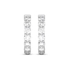 Thumbnail Image 2 of THE LEO Legacy Lab-Grown Inside-Out Hoop Earrings 3 ct tw 14K White Gold
