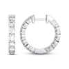 Thumbnail Image 3 of THE LEO Legacy Lab-Grown Inside-Out Hoop Earrings 3 ct tw 14K White Gold