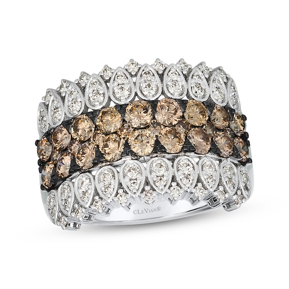 Le Vian Vault Diamond Multi-Row Ring 2 ct tw 14K Vanilla Gold