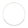 Thumbnail Image 1 of KAY Lab-Grown Diamonds Fringe Necklace 3 ct tw 14K Yellow Gold-Plated Sterling Silver 18"