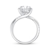 Thumbnail Image 3 of Now + Forever Lab-Grown Diamonds Oval-Cut Twist Engagement Ring 6-1/3 ct tw 14K White Gold