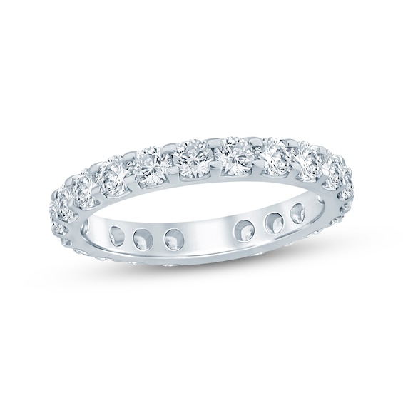 Now + Forever Lab-Grown Diamonds Eternity Ring 2 ct tw 14K White Gold
